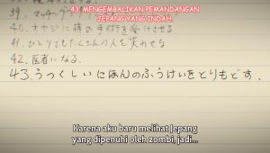 Zom 100: Zombie ni Naru made ni Shitai 100 no Koto Episode 12